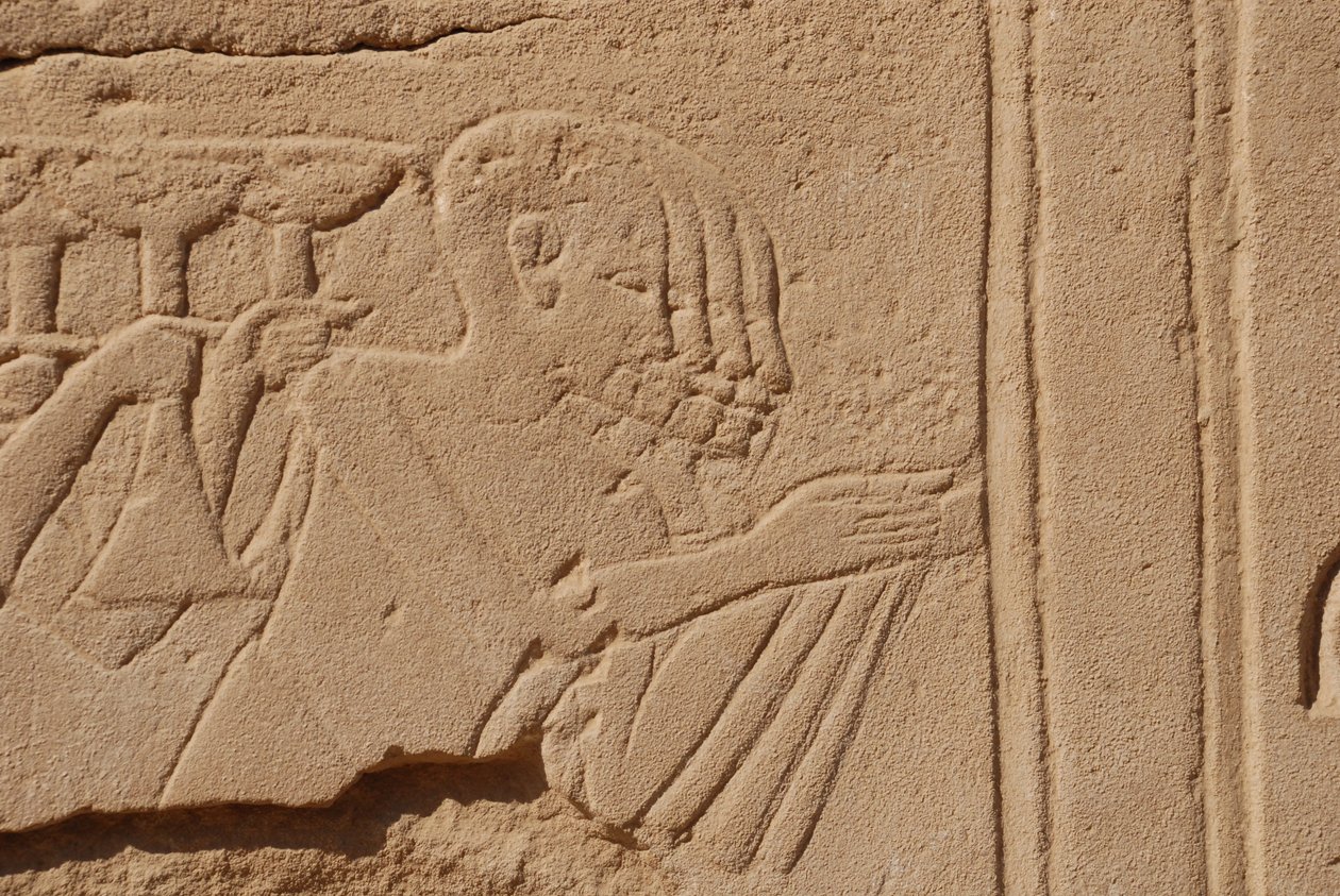 Cabeças múltiplas, karnak, Luxor, Egito (foto) de Unbekannt