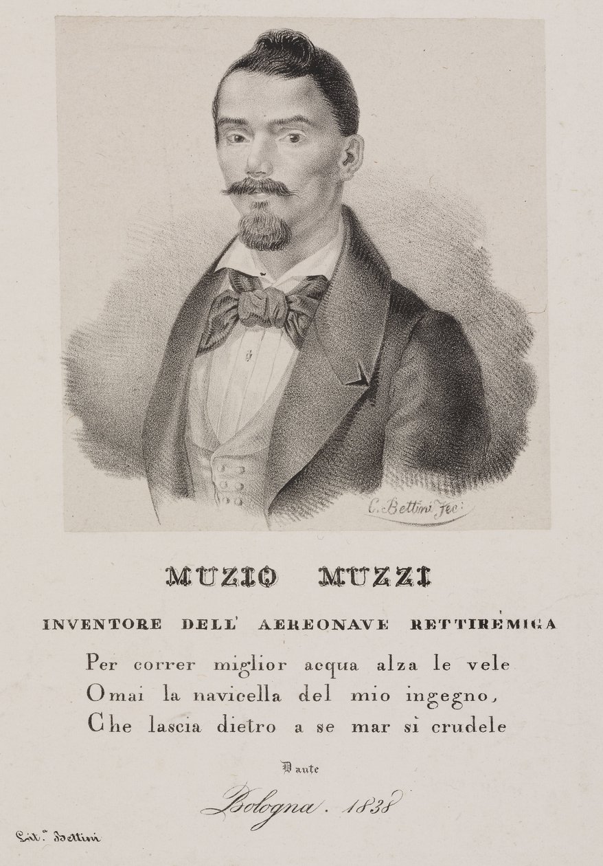 Muzio Muzzi, balonista italiano de Unbekannt