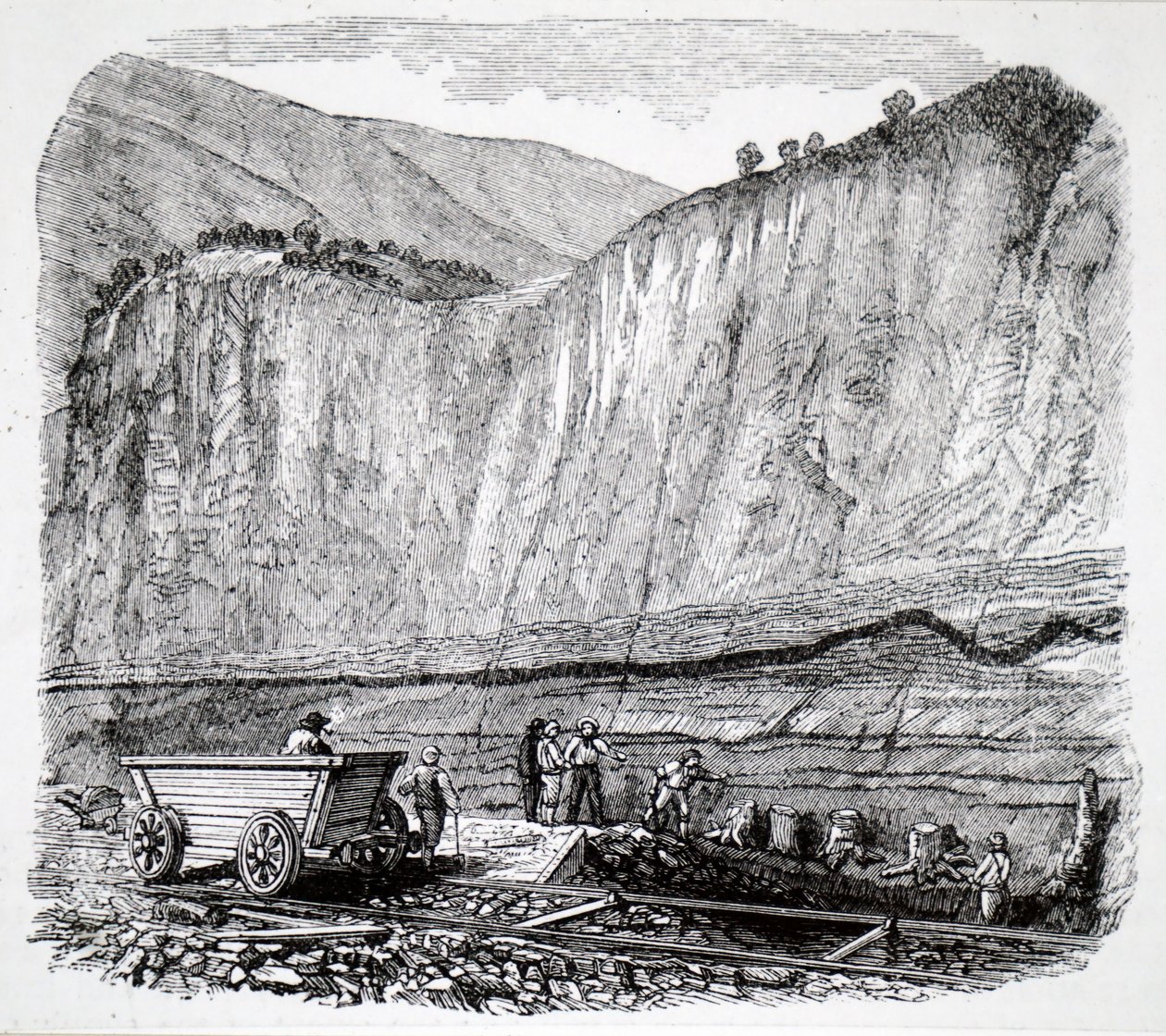 Navvies a trabalhar no Liverpool-Manchester Railway. de Unbekannt