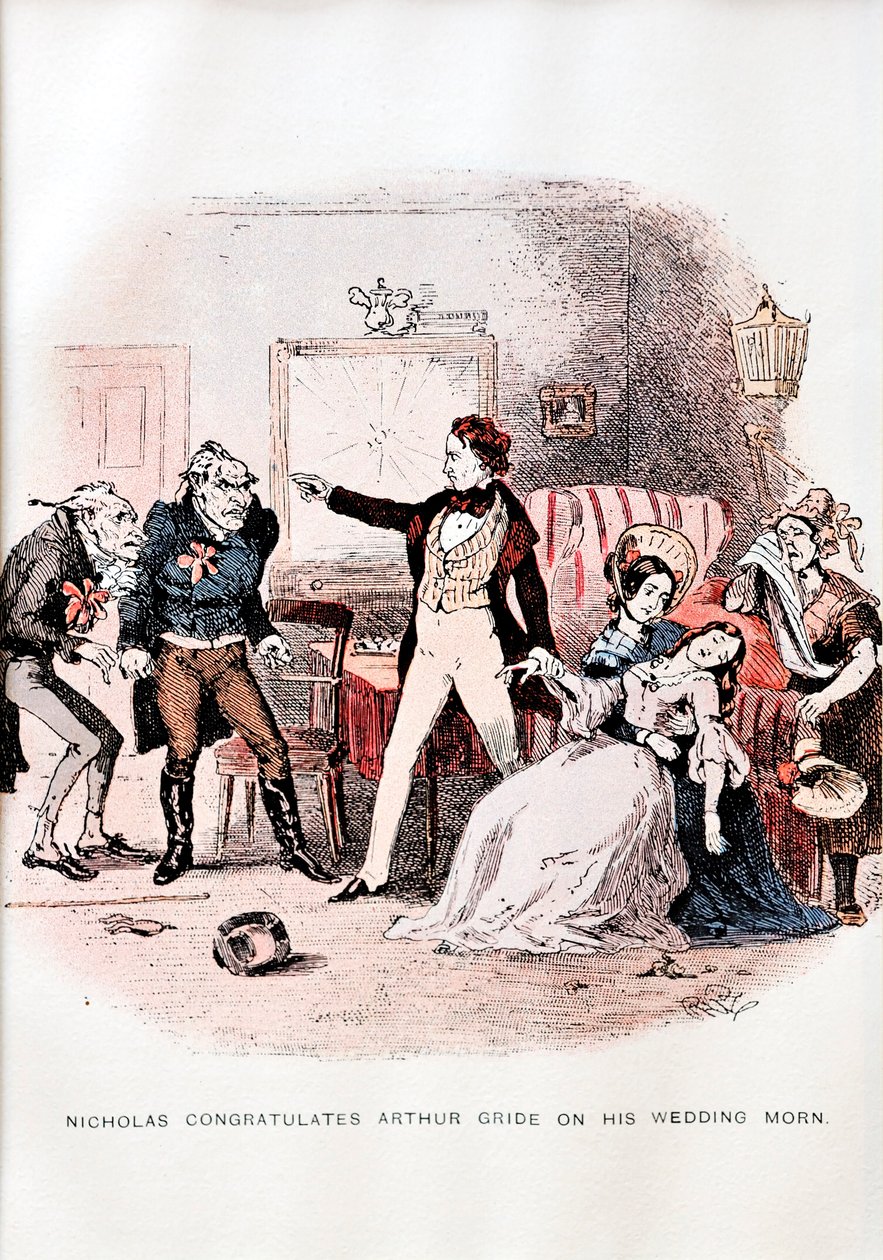 Nicholas Nickleby por C. Dickens - ilustração de Unbekannt