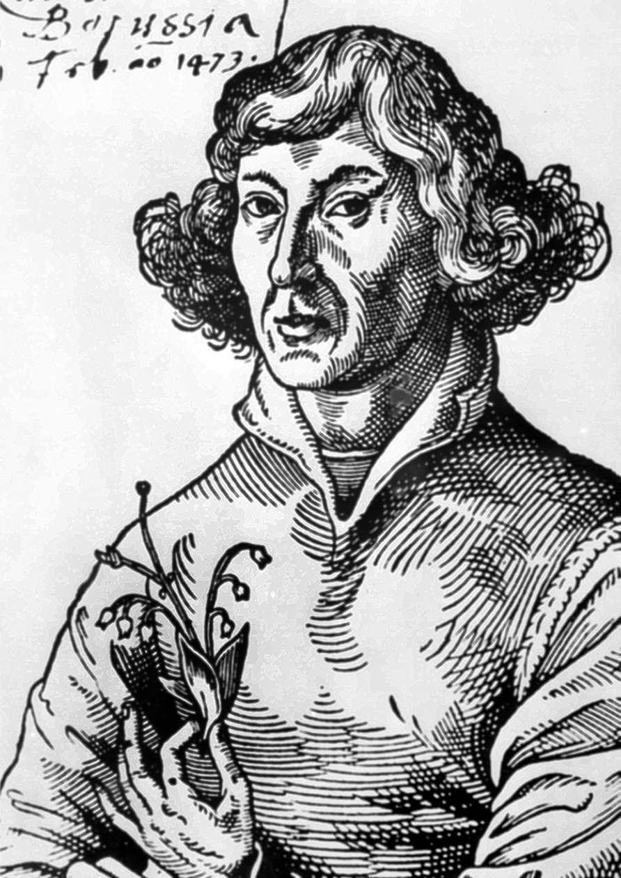 Nicolau Copérnico (1473-1543) astrónomo polaco (gravura) de Unbekannter Künstler