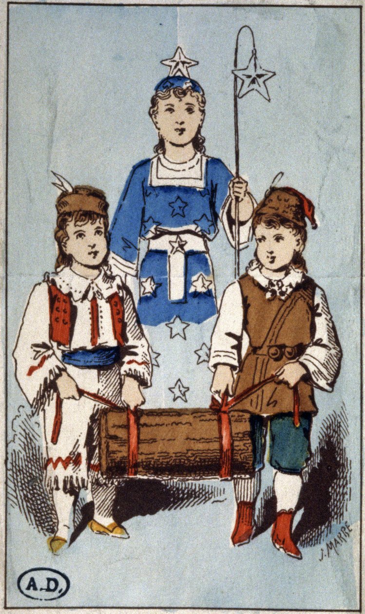 Ratoeira de Noel, final do século XIX (ilustração) de Unbekannter Künstler