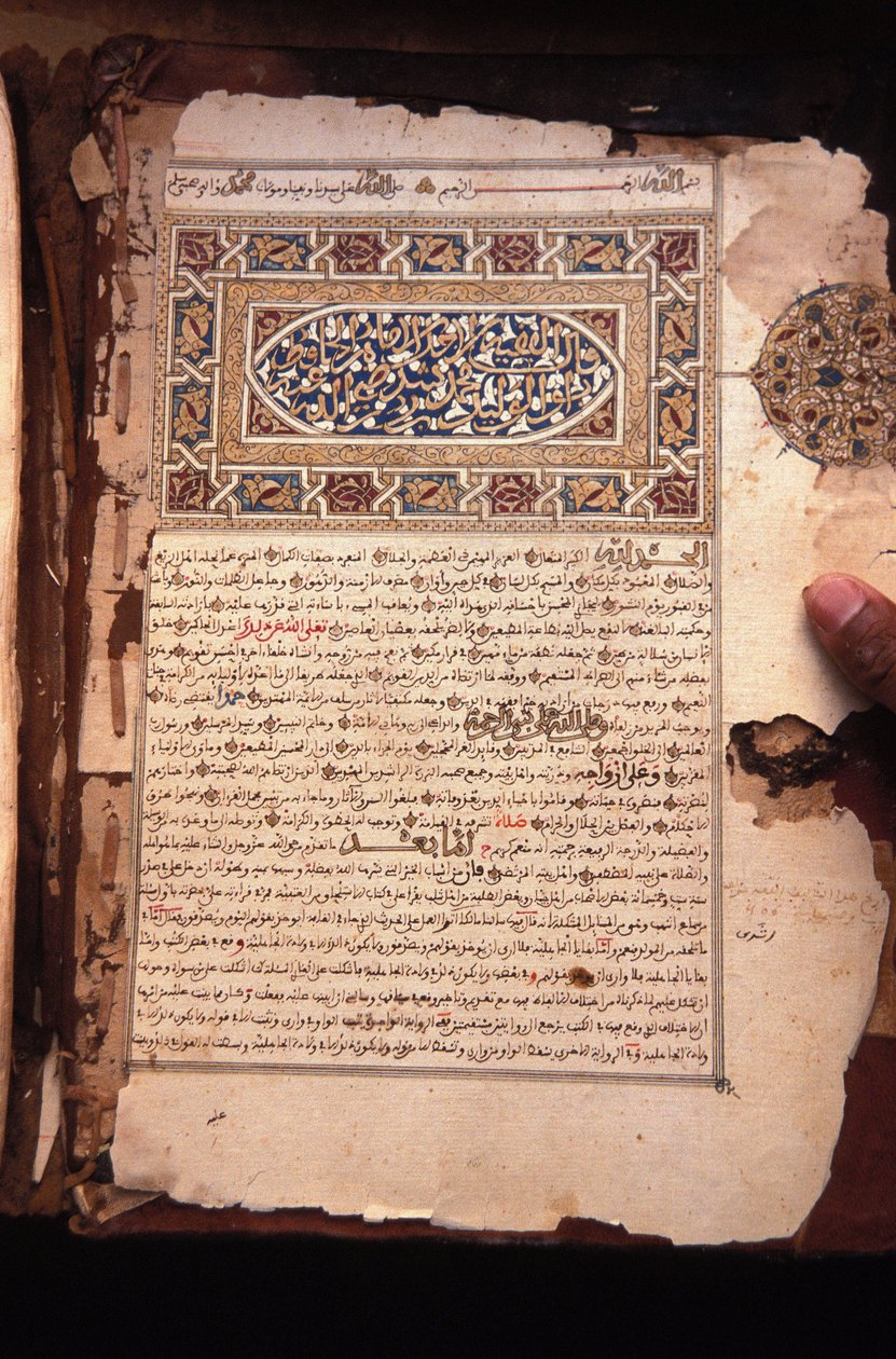 Manuscritos corânicos antigos, Chinguetti, Mauritanie de Unbekannt
