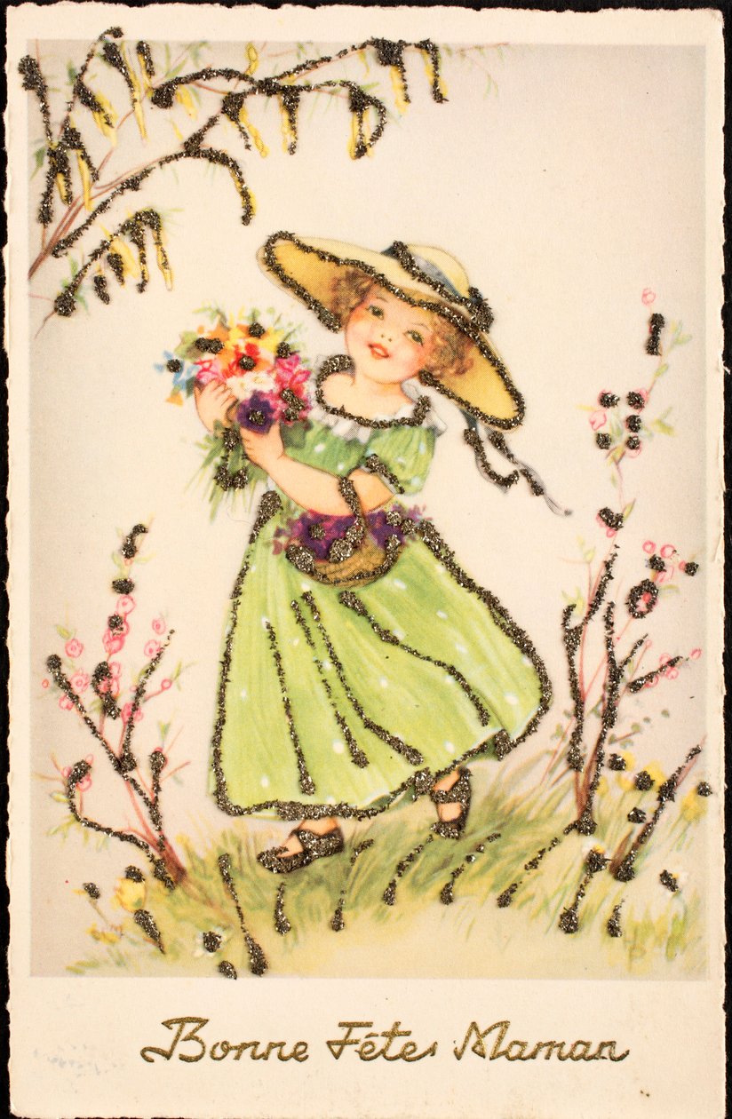Antigo cartão postal/Dia da Mãe Feliz/ Dia da Mãe de Unbekannt