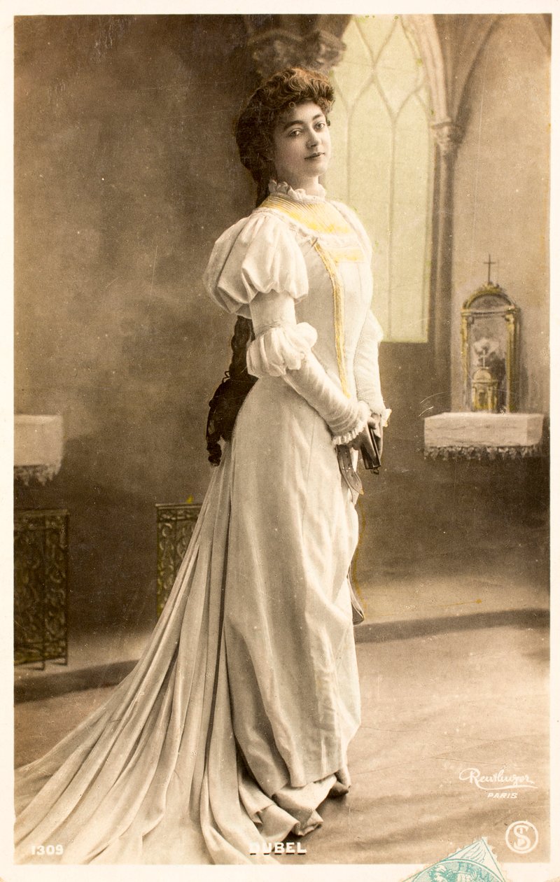 Antigo cartão postal/Yvonne Dubel (1881-1958)/Actress de William M. Timlin