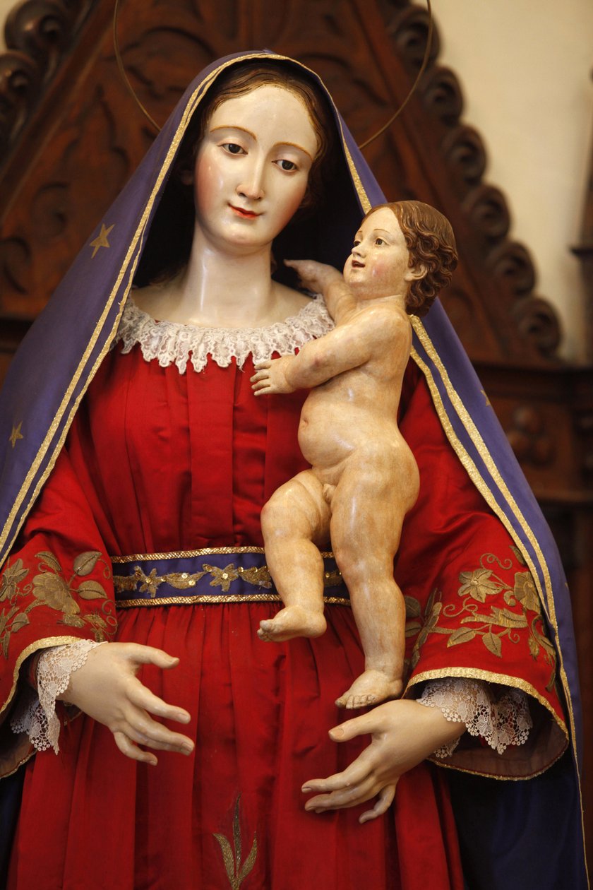 Oratorio confraternale del SS.mo Crocefisso (1714), Gallipoli, Apulia Virgin & child, Gallipoli, Italie de Unbekannt