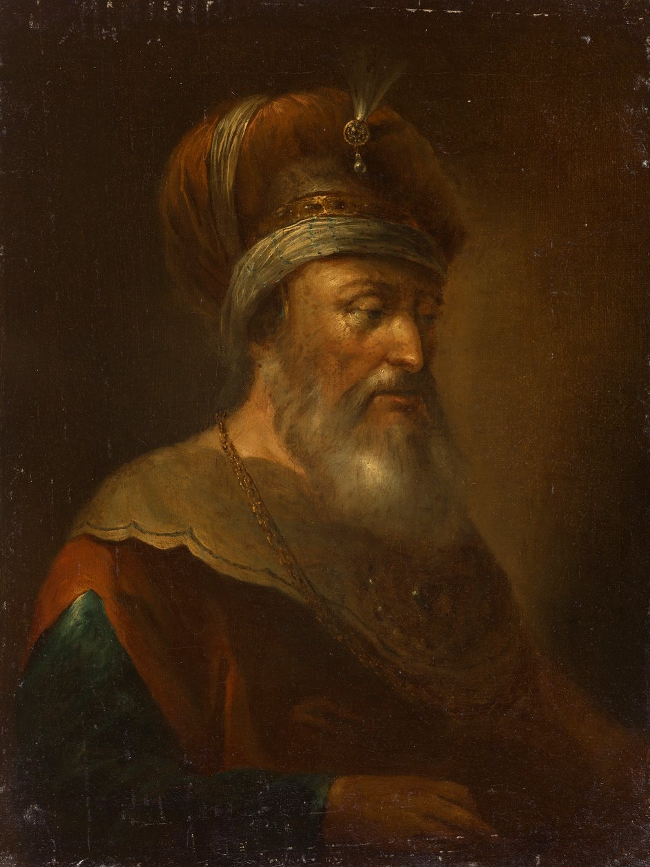 Orientale mit Turban de Unbekannter Künstler