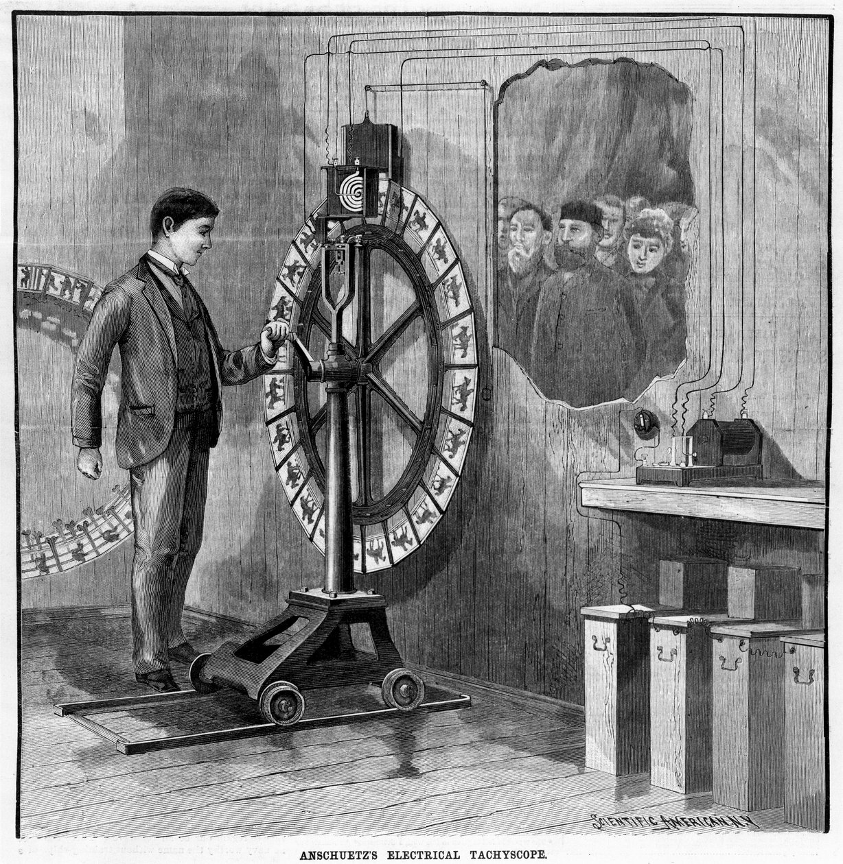 Taquiscópio eléctrico de Otto Anschuetz de Unbekannt