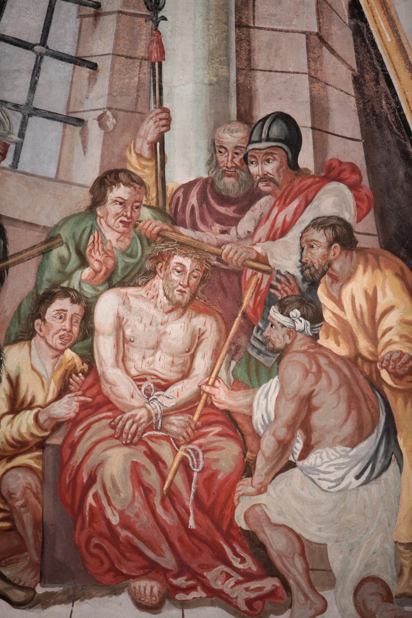 A igreja de Nossa Senhora da Assunção. A coroa de espinhos de Jesus Cordon France de Unbekannt