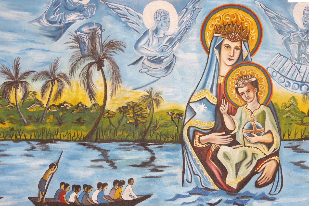 Our Lady of Togo fresco, Togoville, Togo de Unbekannt
