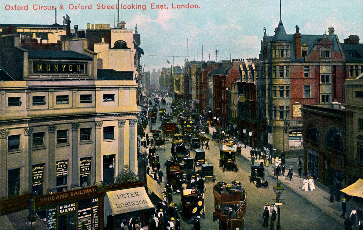 Oxford Circus e Oxford de Unbekannter Künstler