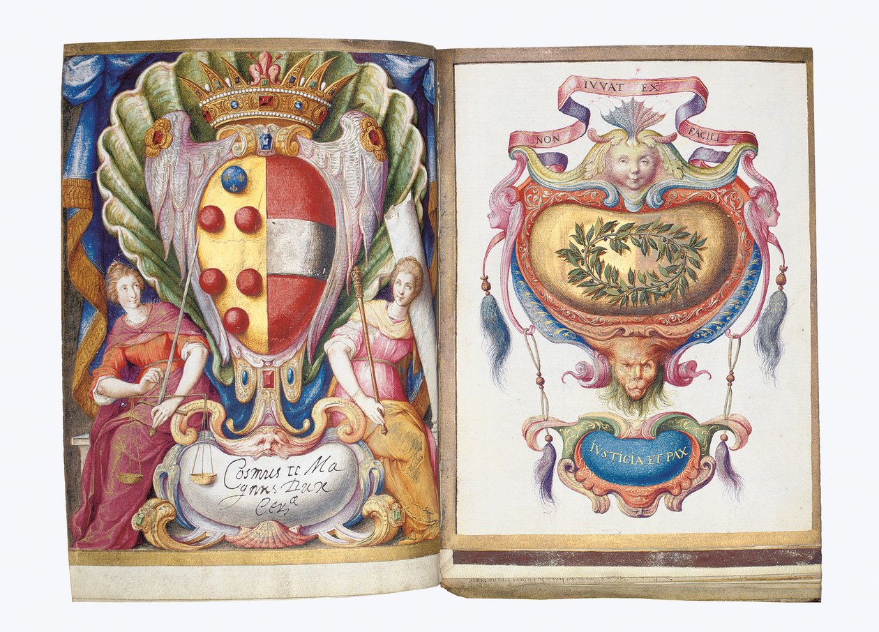 Páginas do Álbum Amicorum de Philipp Hainhofer, 1596-1633 de Unbekannt