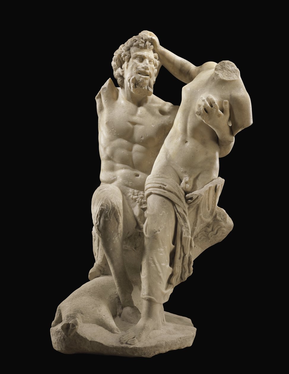 Pan e hermafrodita, c. Século 1 DC de Unbekannt