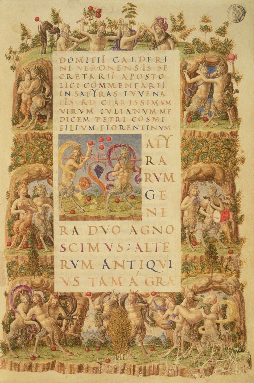 Pan e os sátiros de Unbekannt