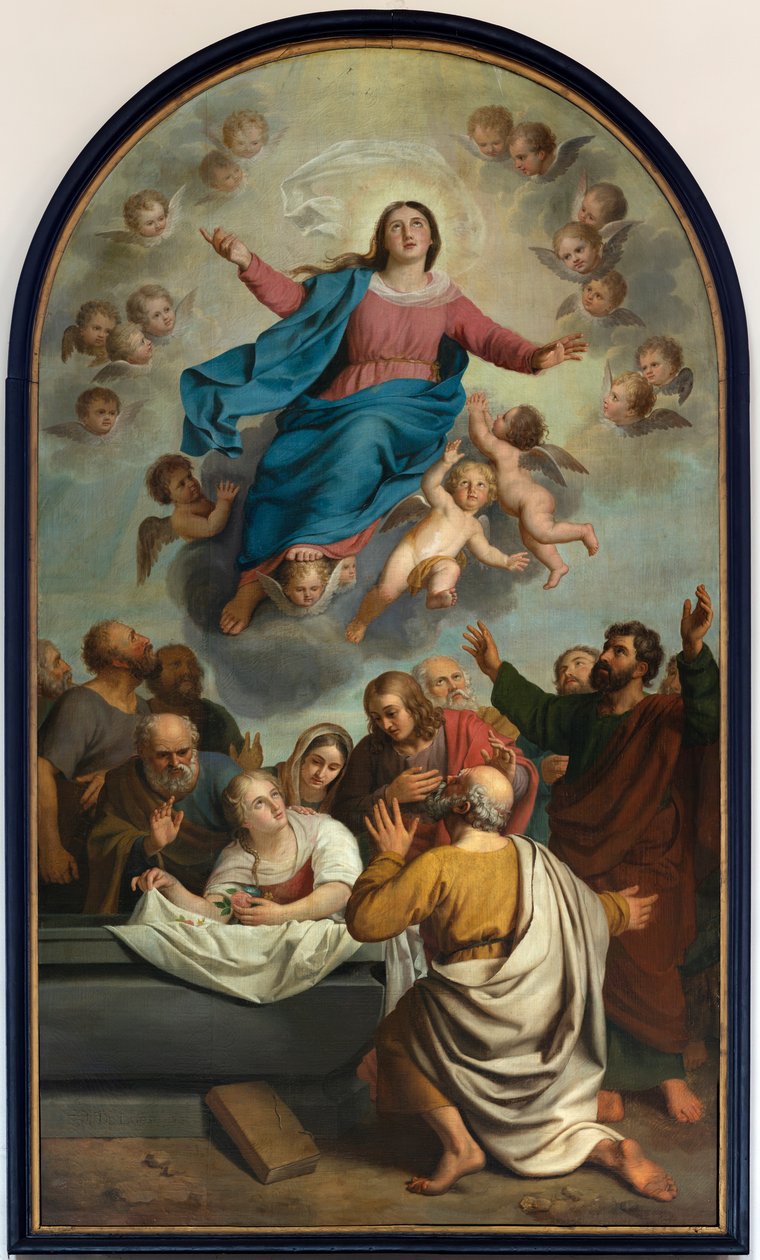 Igreja Paroquial (Heestert, Onze-Lieve-Vrouw Hemelvaart paroquial). Interior. Pintura. de Unbekannter Künstler