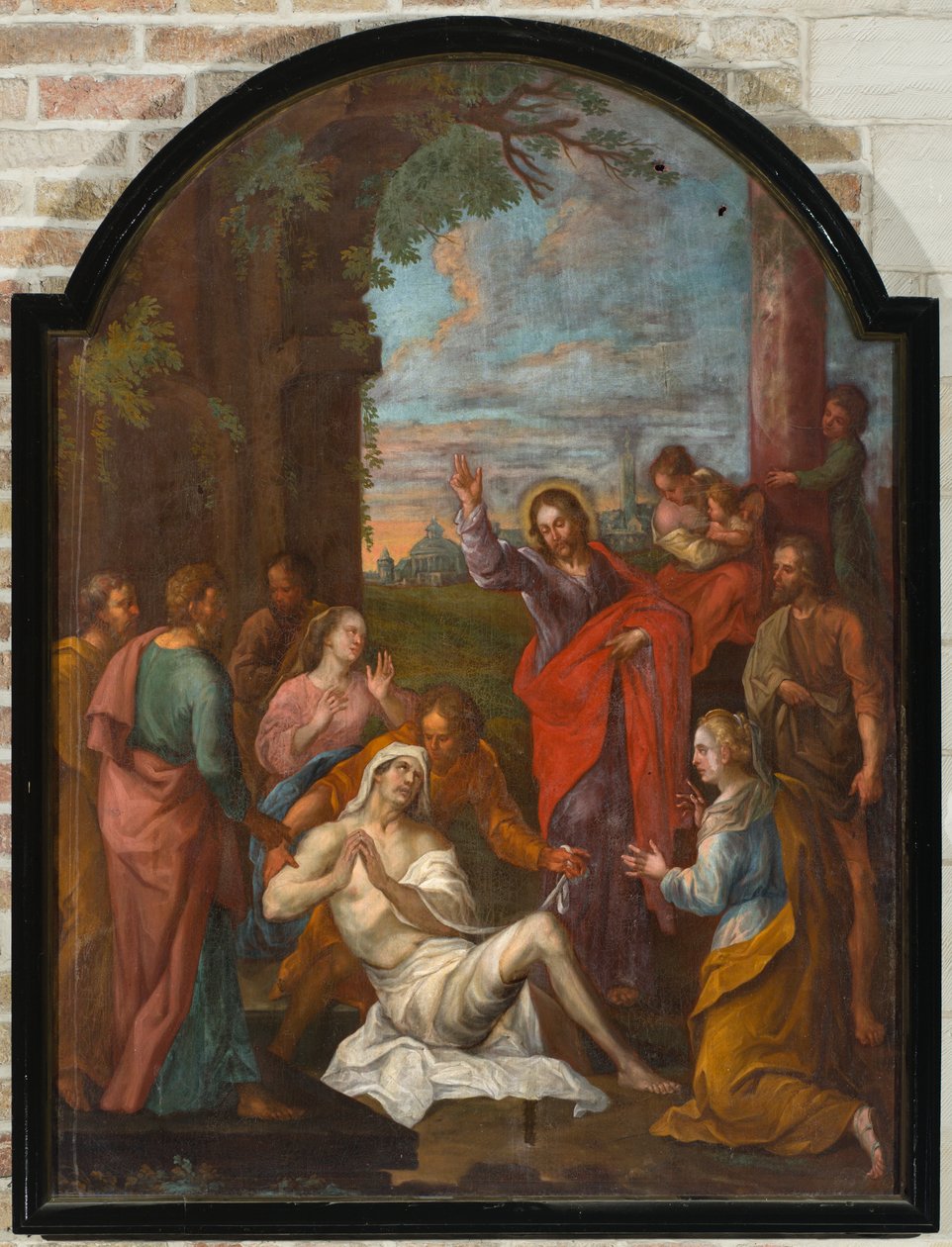 Igreja Paroquial (Igreja de Nossa Senhora da Assunção). Interior. Pintura. Levantamento de Lázaro (?). de Unbekannter Künstler