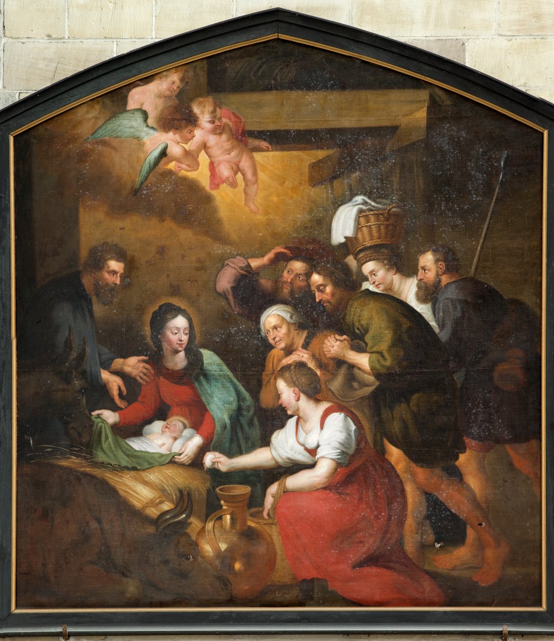 Igreja paroquial (igreja paroquial de São Martinho). Pintura. de Unbekannter Künstler