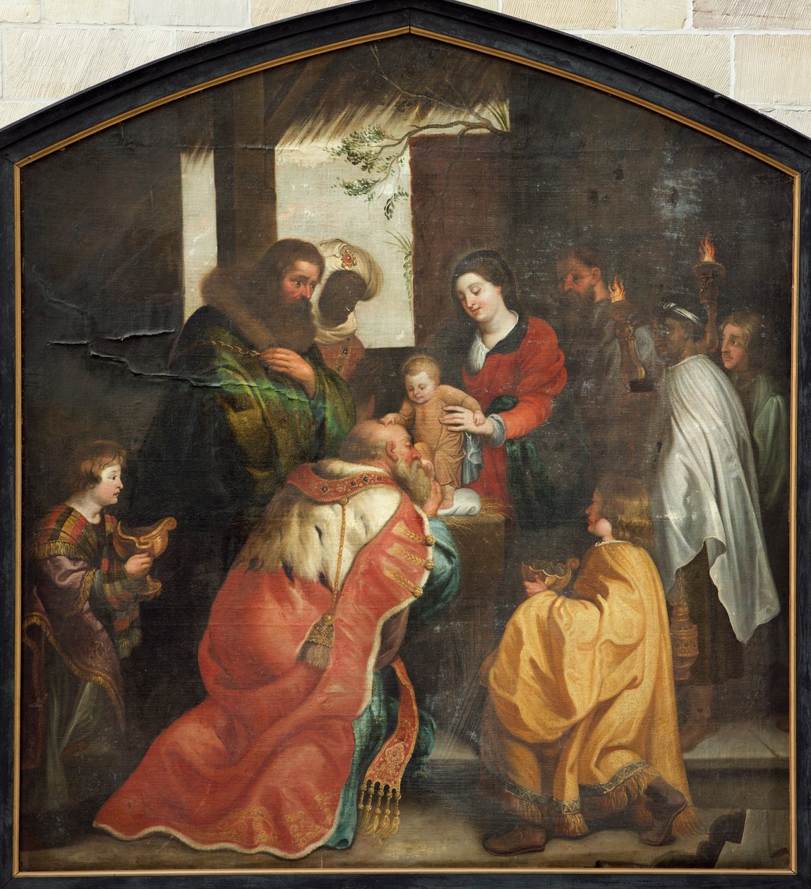 Igreja paroquial (igreja paroquial de São Martinho). Pintura. de Unbekannter Künstler