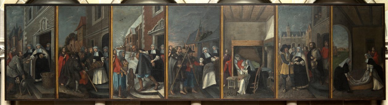 Igreja paroquial (igreja paroquial de São Martinho). Pintura. de Unbekannter Künstler