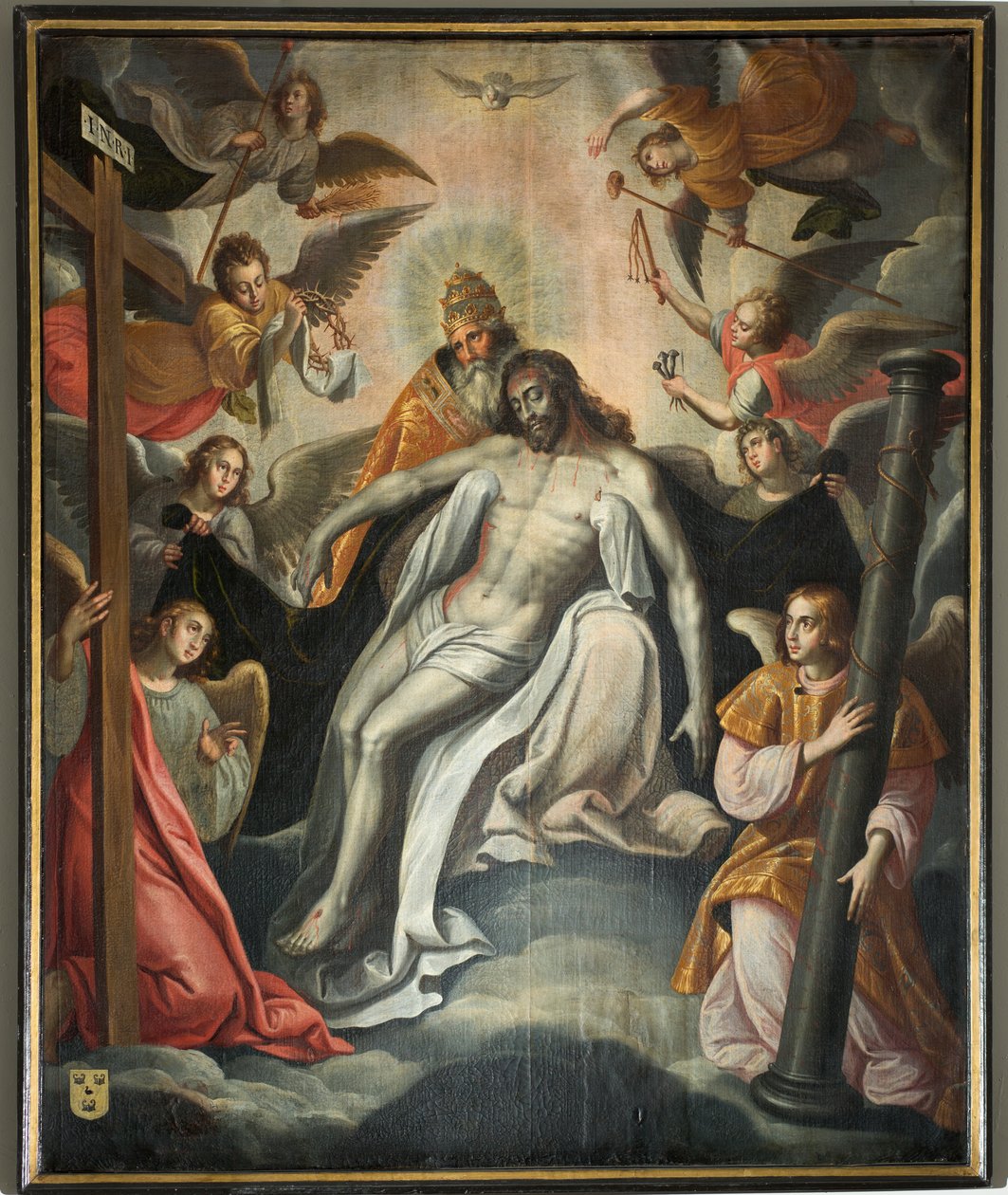 Igreja Paroquial (Parochiekerk Sint-Salvator). Interior. Pintura. de Unbekannter Künstler
