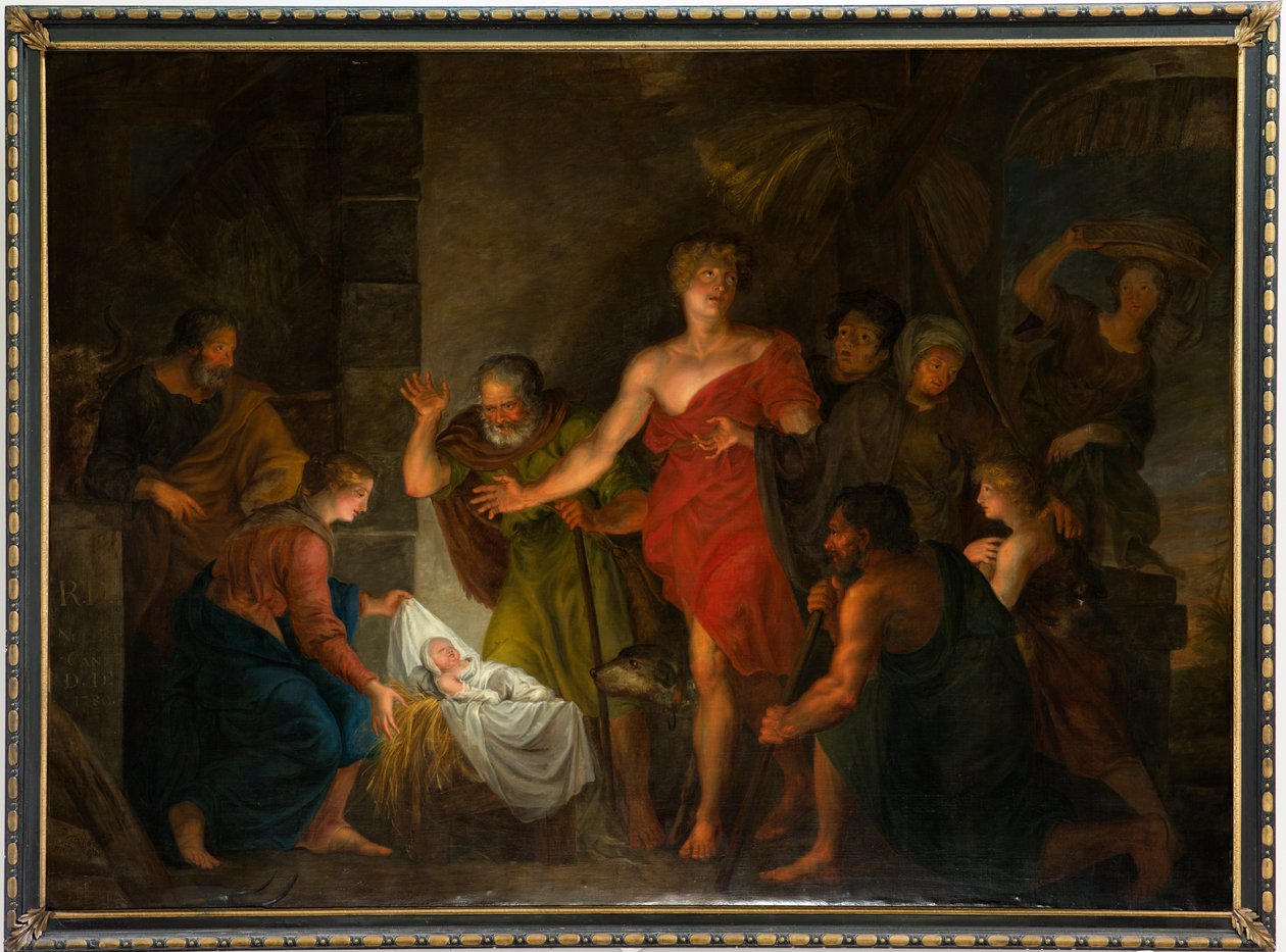 Igreja Paroquial (Parochiekerk Sint-Salvator). Interior. Pintura. de Unbekannter Künstler