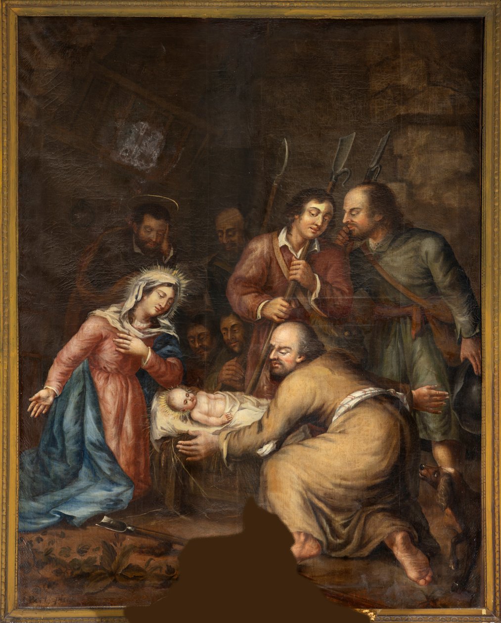 Igreja paroquial (Schendelbeke, igreja paroquial de St Amand). Pintura. de Unbekannter Künstler