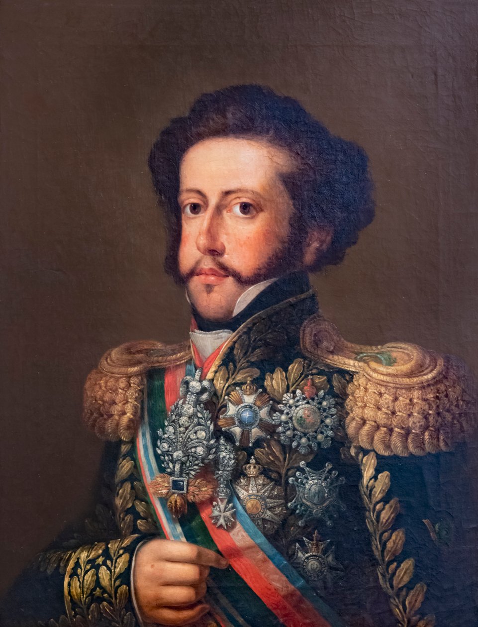Pedro I do Brasil e IV de Portugal. Retrato. de Alec Hunter
