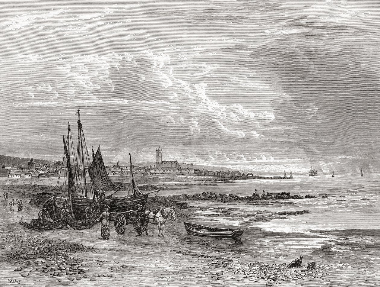 Penzance, Cornualha, Inglaterra no final do século XIX, do Nosso Próprio País, publicado em 1898 de Unbekannt