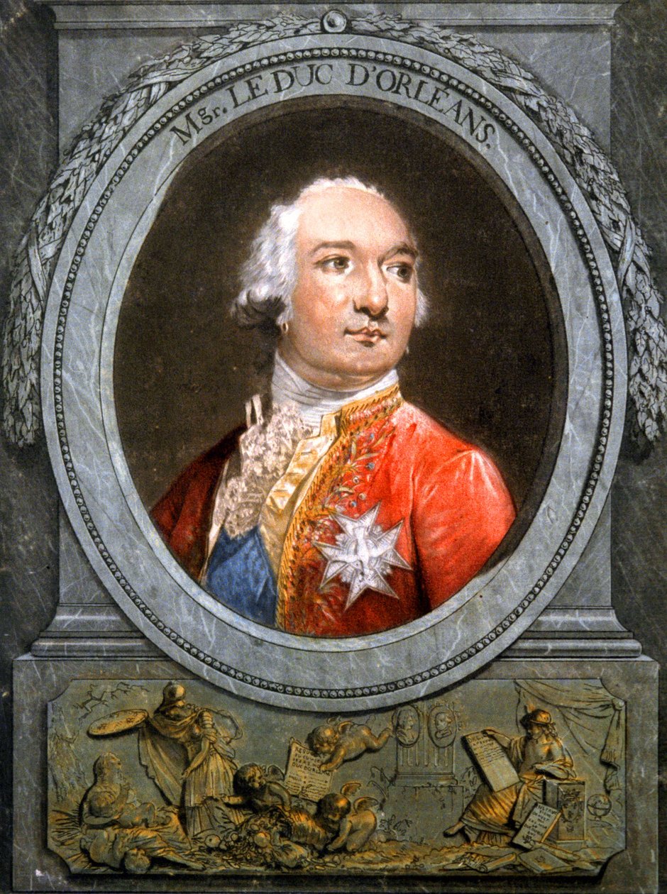 Philippe Egalite, c. 1789 (gravura) de Unbekannter Künstler