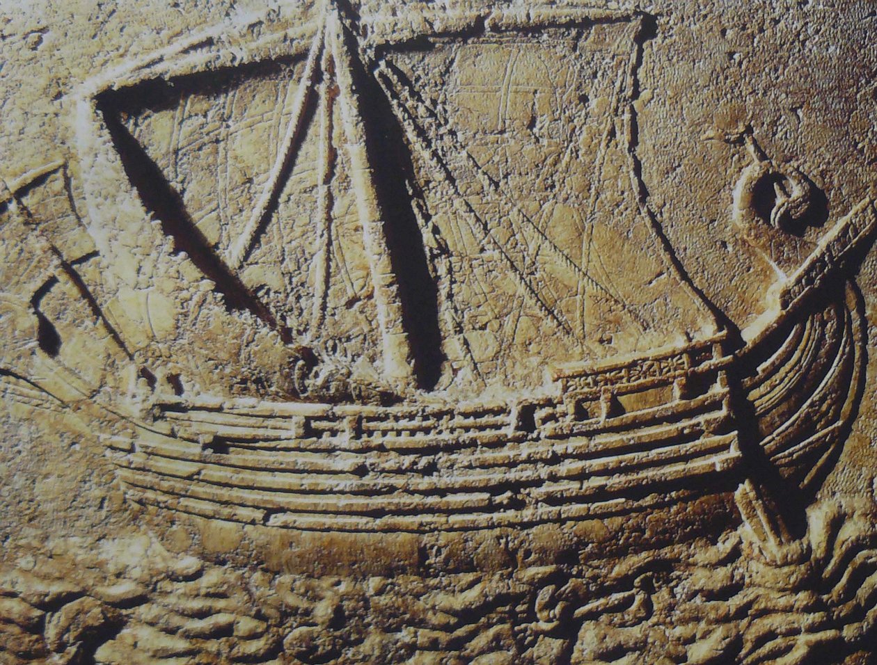 Navio mercante fenício, século I d.C. (pedra) de Unbekannt