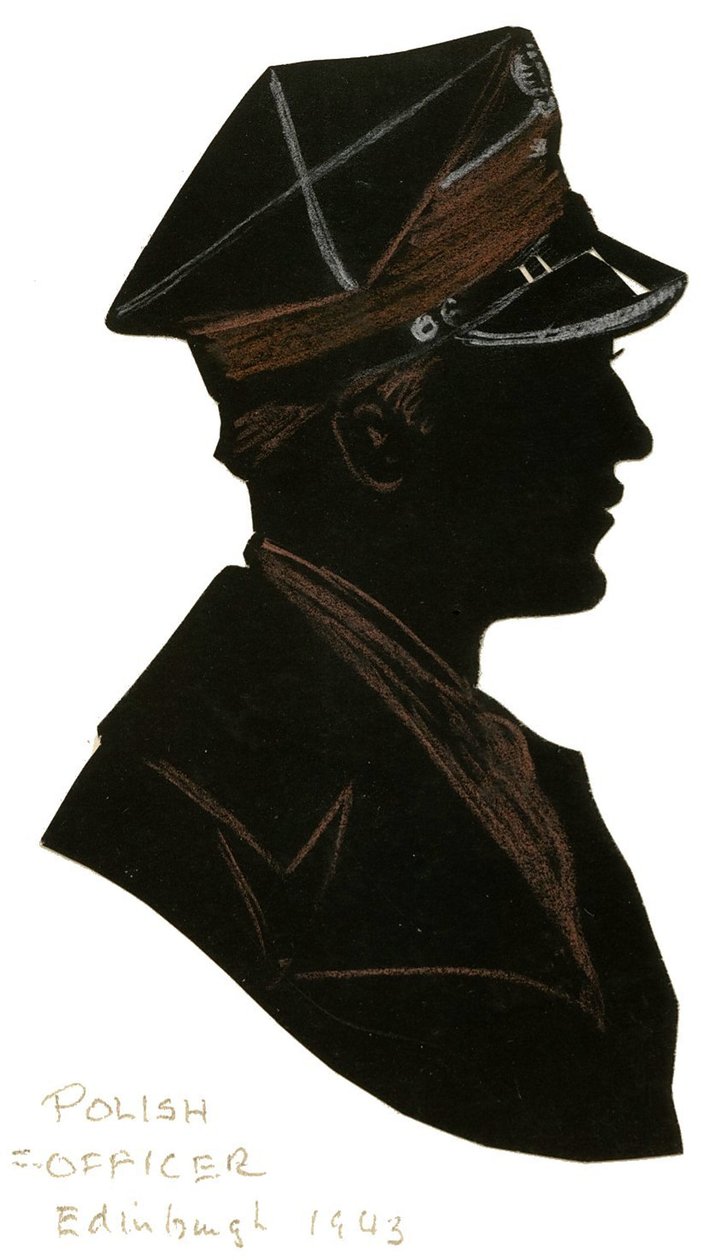 Oficial polaco, Edimburgo, Segunda Guerra Mundial de Unbekannt