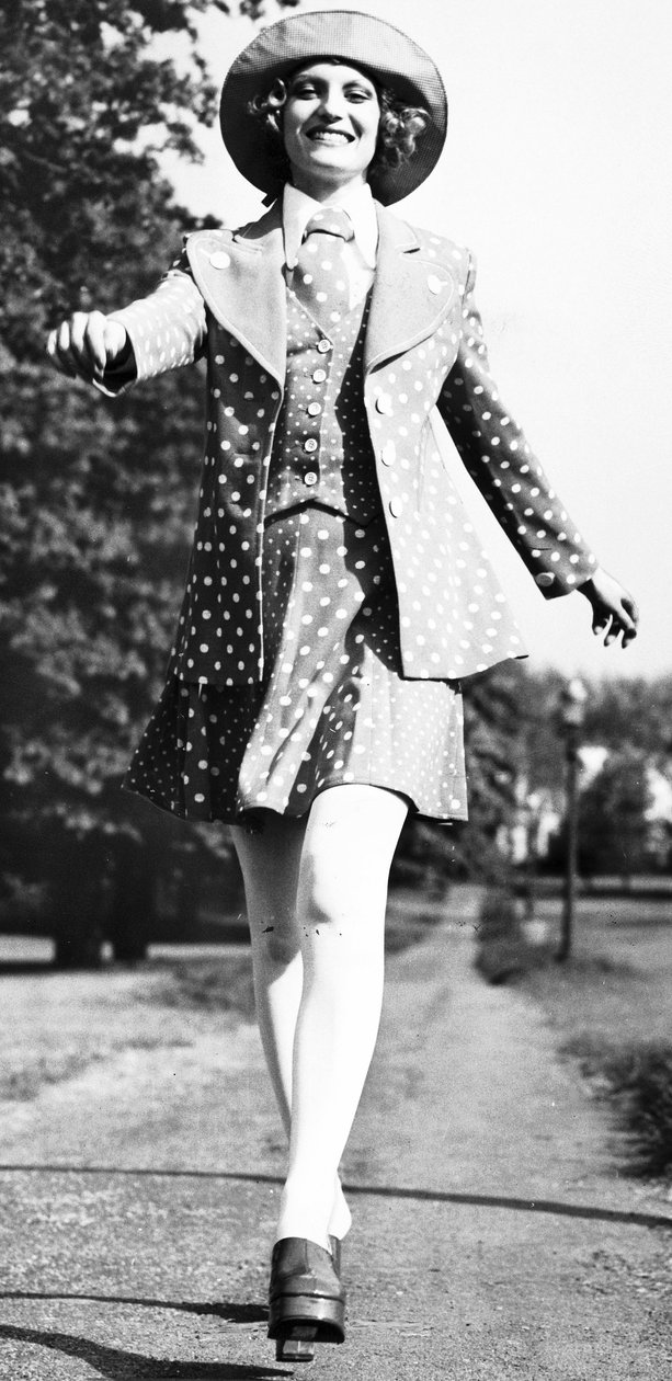 Polka dot minidress, Maio de 1972 de Unbekannt