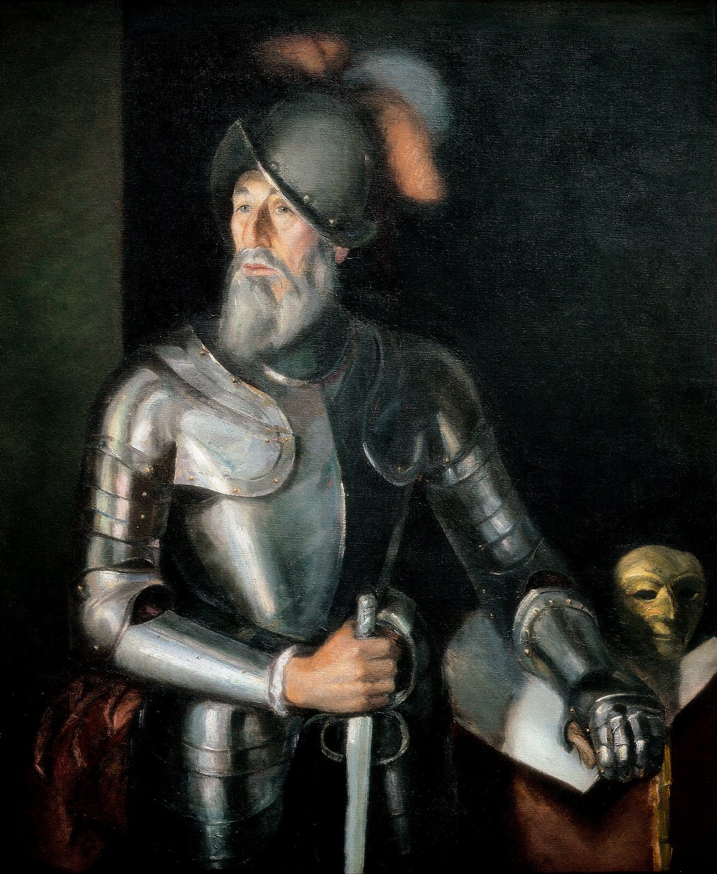 Retrato de Francisco Pizarro (François Pizarre de Unbekannter Künstler