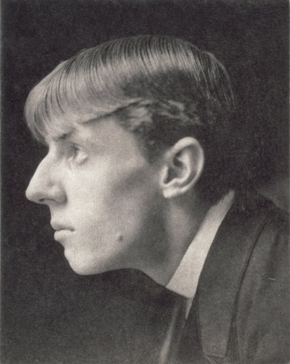 Retrato de Aubrey Beardsley (1872-98) por Frederick Evans (1853-1943) (foto sépia) de Unbekannt