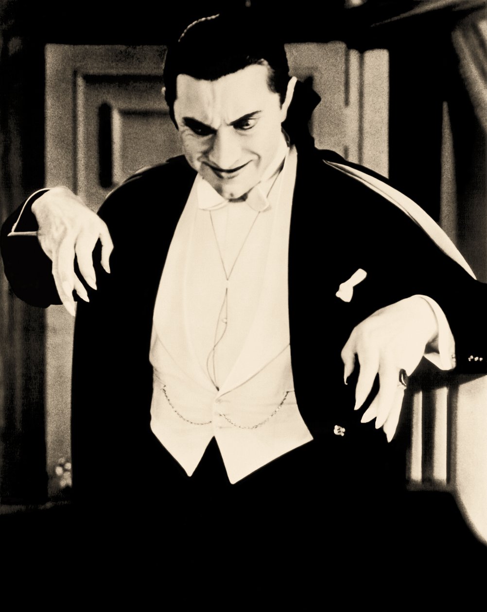 Retrato de Bela Lugosi, c.1930 (foto sépia) de Unbekannt