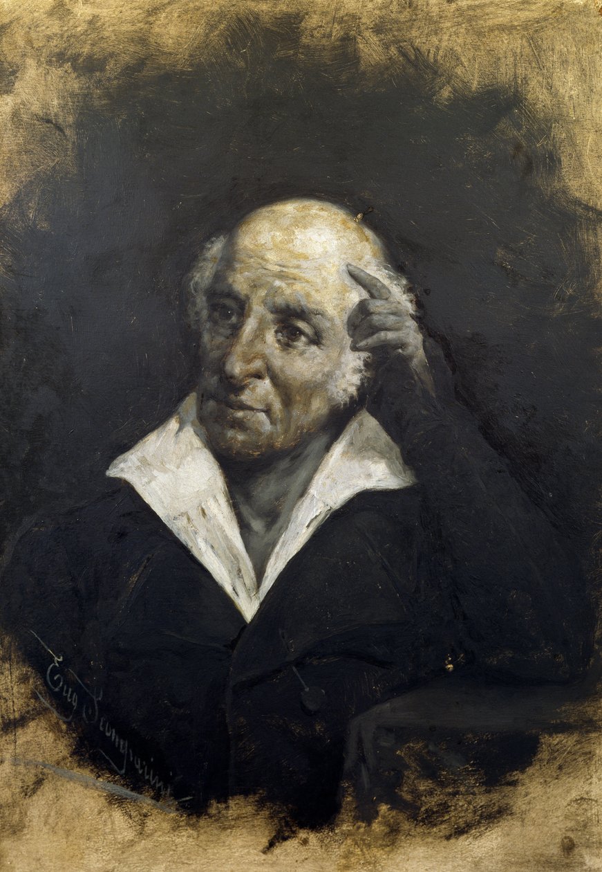 Retrato de Domenico Rossetti (Trieste 1774-1842), político e jurista italiano de Benjamin Baud