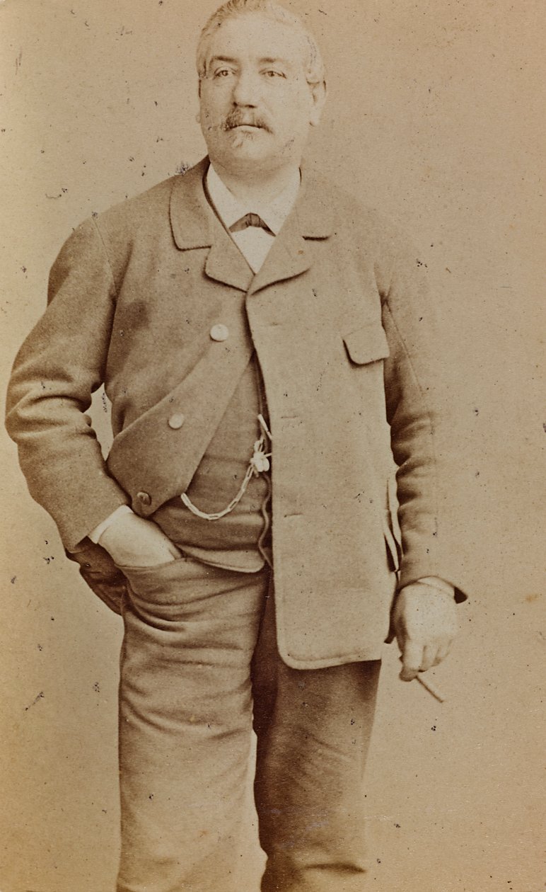 Retrato de Henri Foucart, falecido em Glasgow a 31/12/1841, professor de ginástica do Príncipe Imperial, diretor da escola Olympe de Unbekannter Künstler