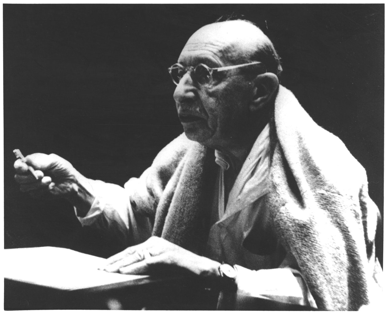 Retrato de Igor Stravinsky (foto) de Unbekannt
