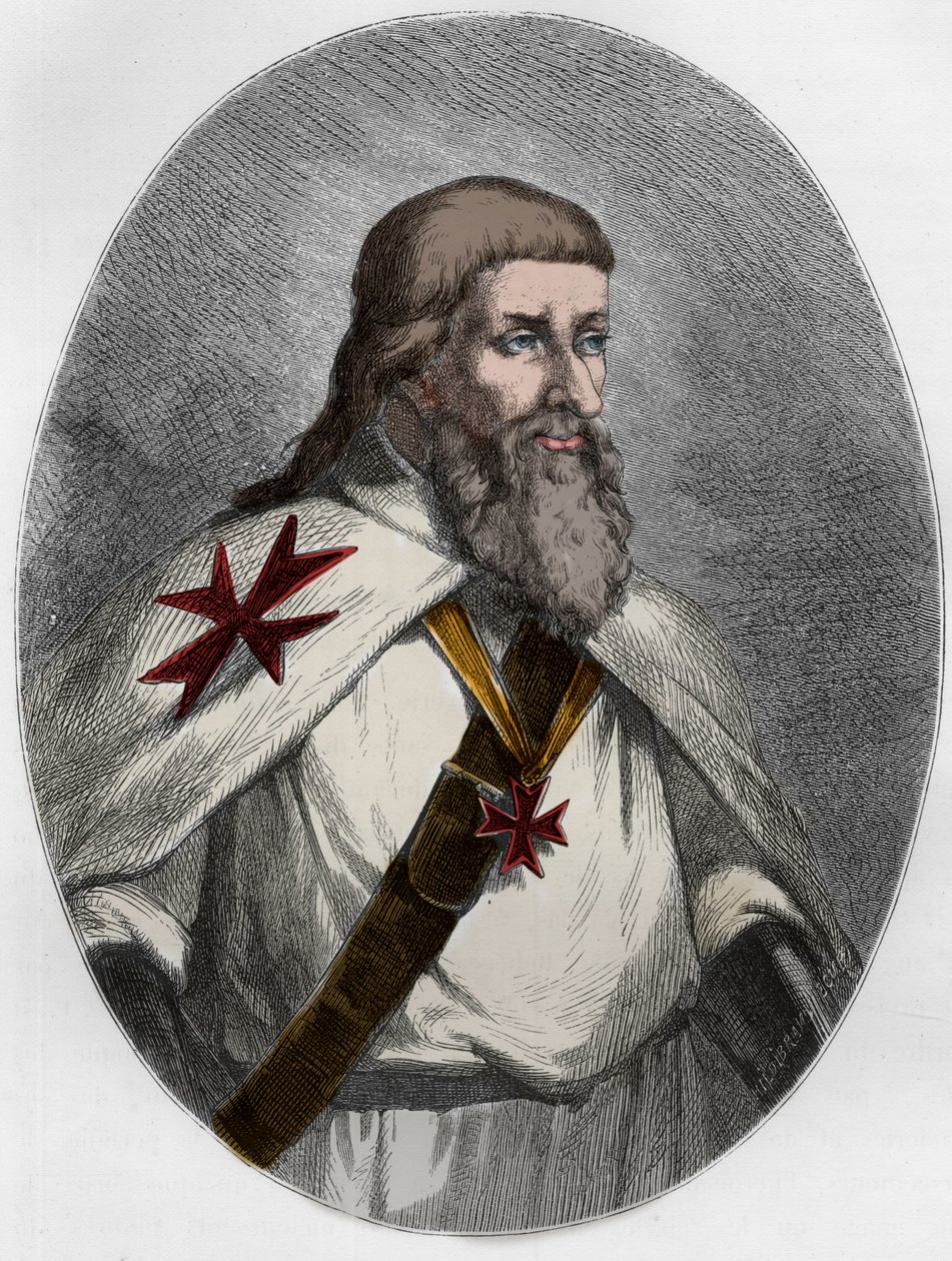 Retrato de James de Molay de Unbekannt