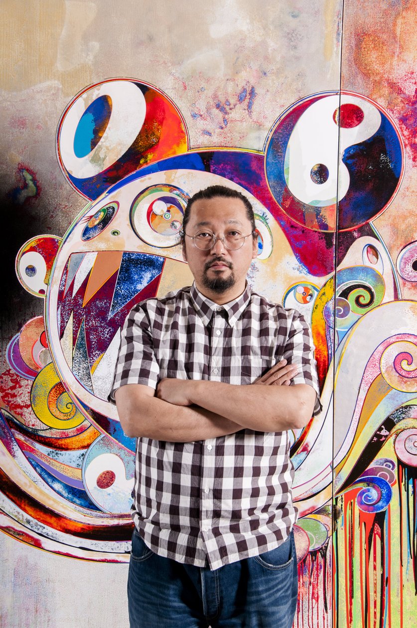 Retrato do artista japonês Takashi Murakami, 2010 (foto) de Benjamin Baud