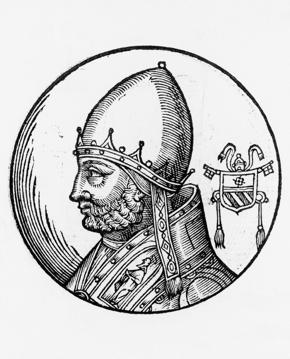 Retrato de Nicolau III (Giovanni Gaetano Orsini, cerca de 1216-1280) de William M. Timlin