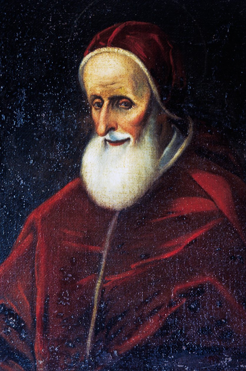 Retrato do Papa Pio V (Bosco Marengo de Benjamin Baud