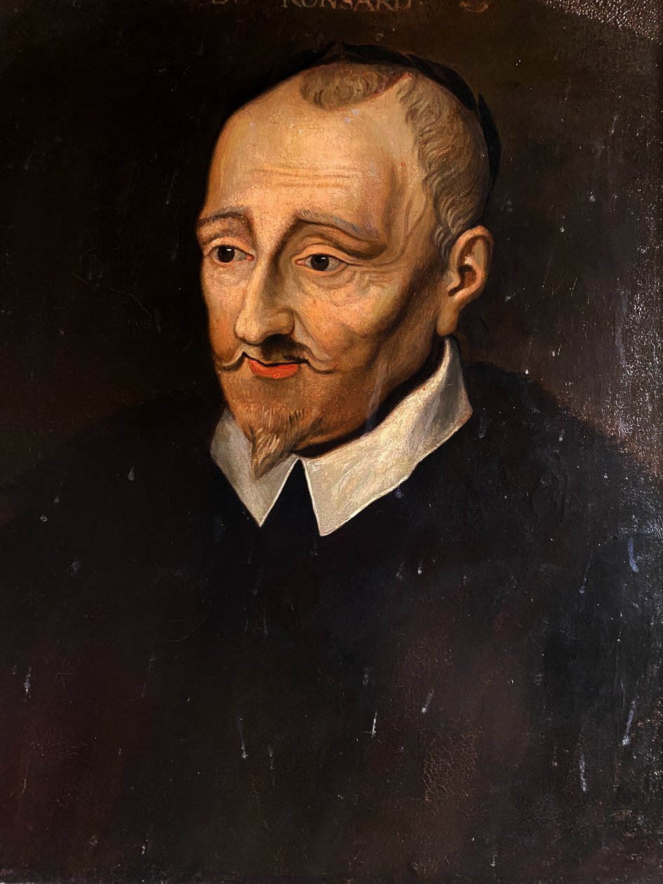 Retrato de Ronsard. Priorado de Saint-Cosme, Touraine (pintura) de Unbekannter Künstler