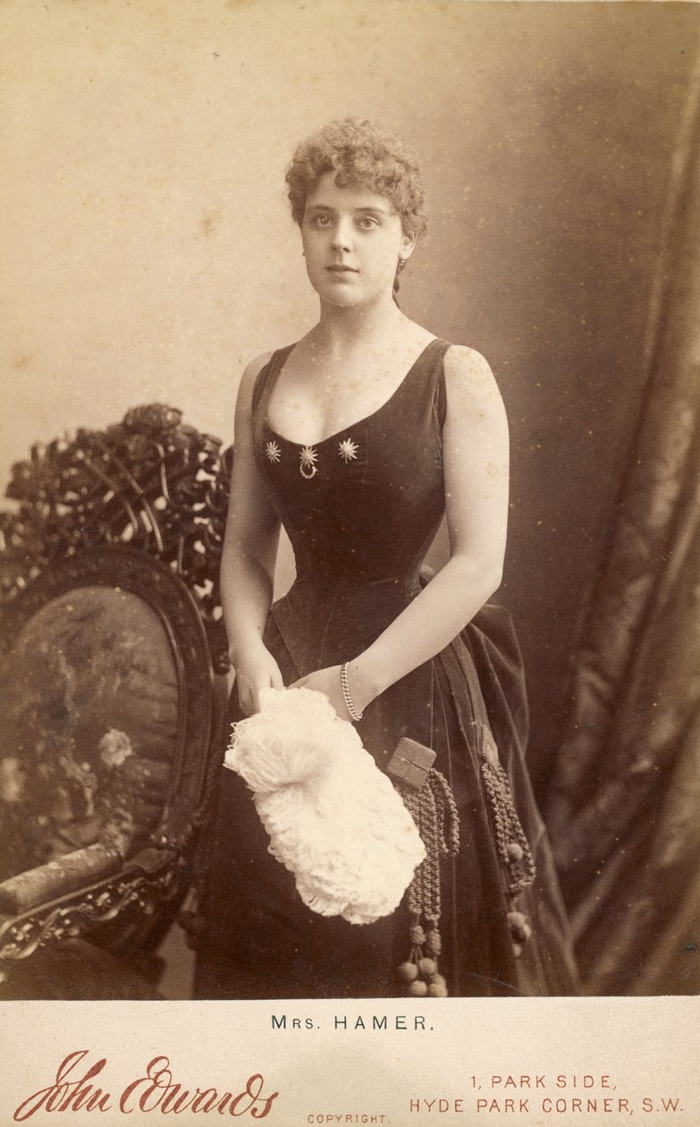 Retrato de uma jovem mulher inglesa (Mrs. Hamer) de Unbekannter Künstler