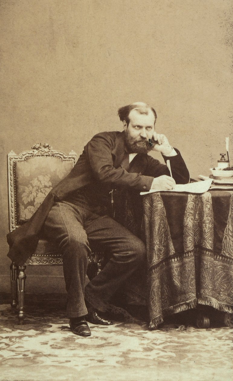 Retrato do famoso compositor francês Charles Gounod de Unbekannter Künstler