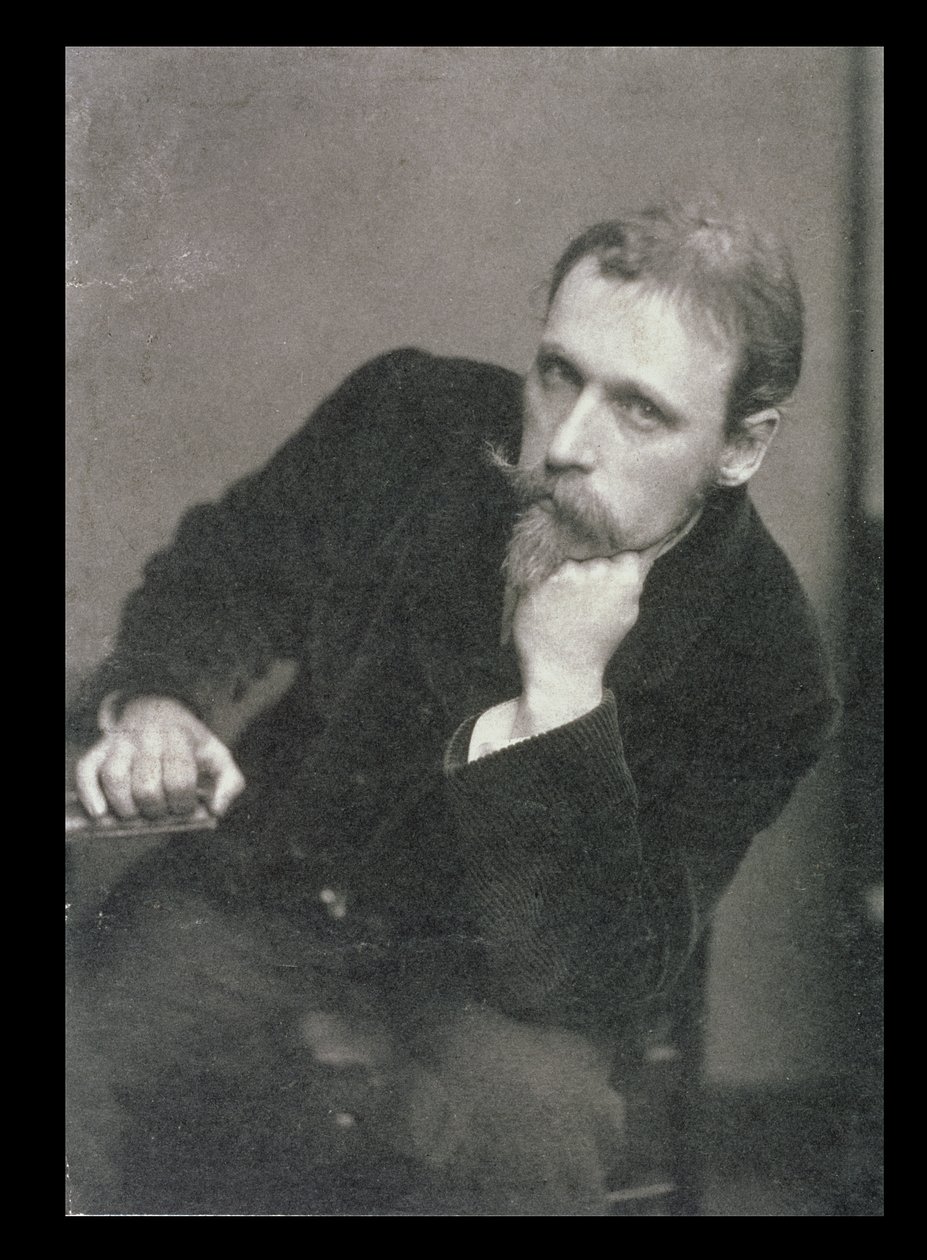 Fotografia de Walter Crane (1845-1915) por Frederick Hollyer (1837-1933) 1886 (foto a p/b) de Unbekannt