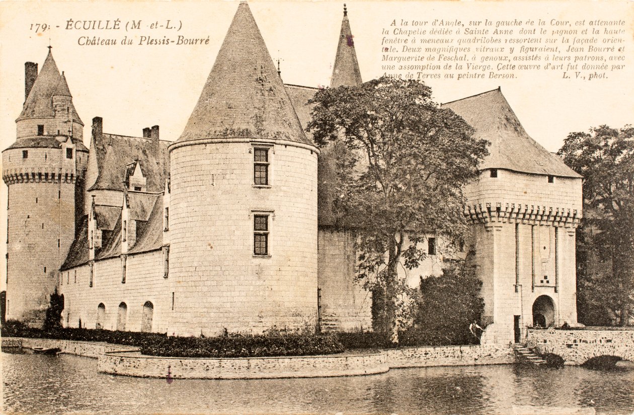 Postcard/Chateau de Plessis Bourre/Ecuille/Maine et Loire/Pays de Loire/França de William M. Timlin