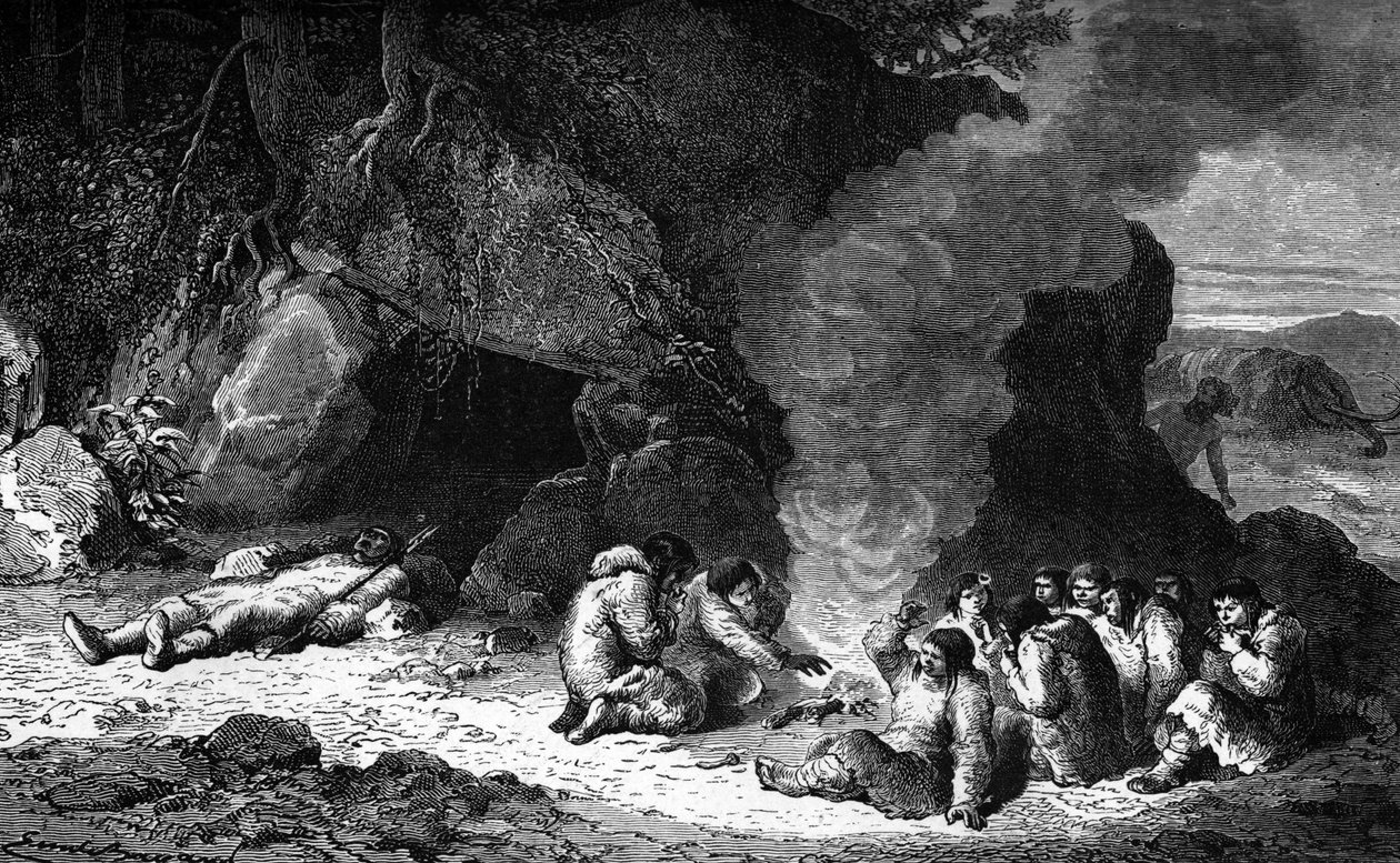 Pré-história: banquete fúnebre de Unbekannter Künstler