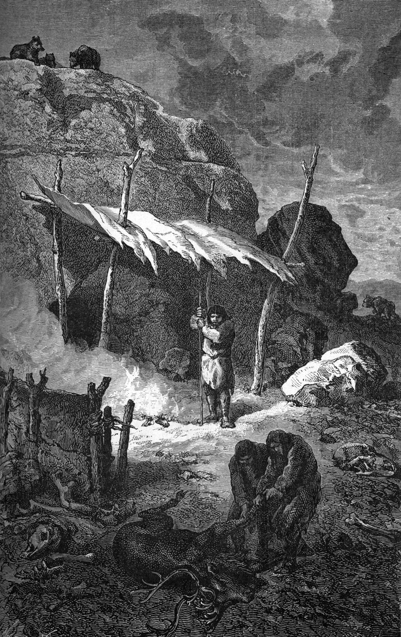 Pré-história: habitat humano de Unbekannter Künstler