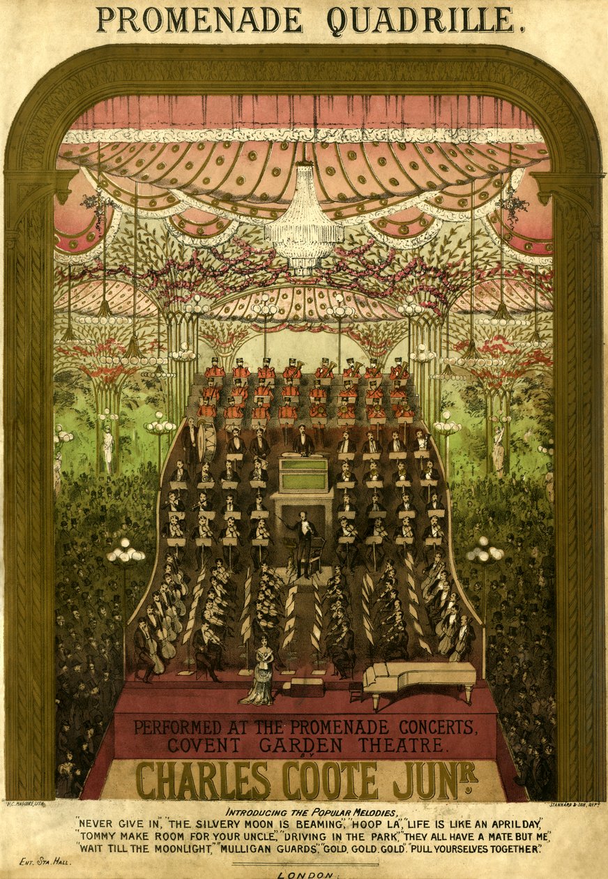 Capa da partitura da Promenade Quadrille de Unbekannter Künstler
